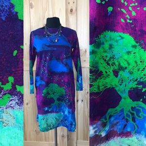 Tree of life Tunic tunic dress by Ideas Pret green